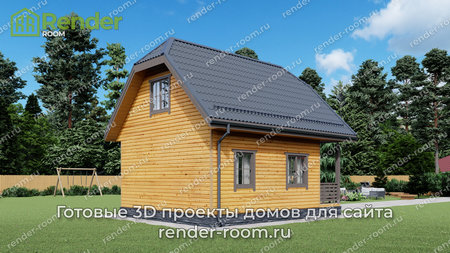 Проект  Площадь: 53, Размер: 6х8