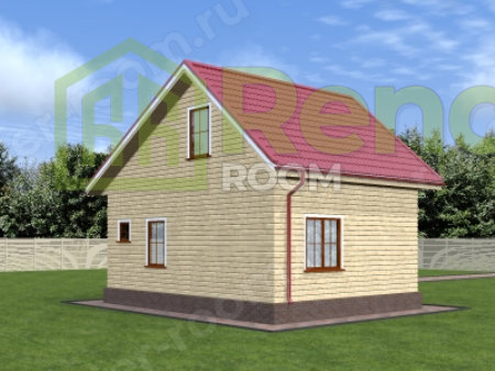 Проект  Площадь: 58, Размер: 6х8