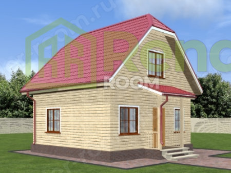 Проект П-489 Площадь: 77, Размер: 7х8