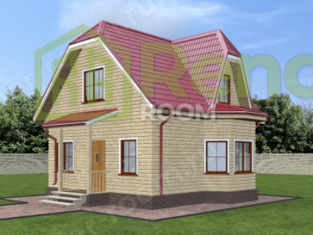 Проект П-489 Площадь: 77, Размер: 7х8