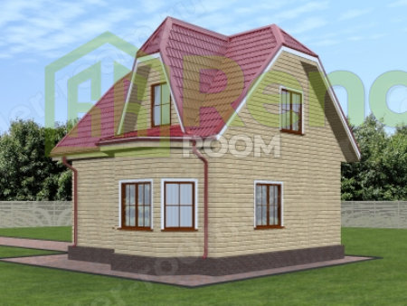 Проект П-489 Площадь: 77, Размер: 7х8