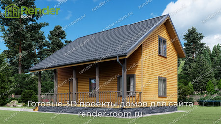 Проект  Площадь: 92,08, Размер: 6х9