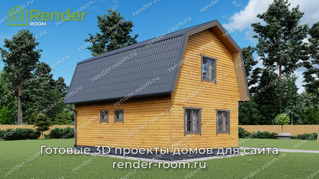 Проект  Площадь: 90, Размер: 8х9