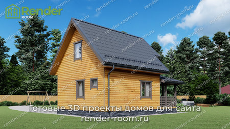 Проект  Площадь: 55, Размер: 6х6