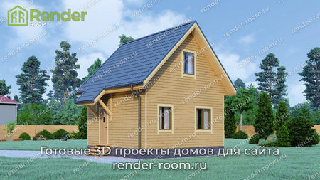 Проект  Площадь: 52, Размер: 6х6