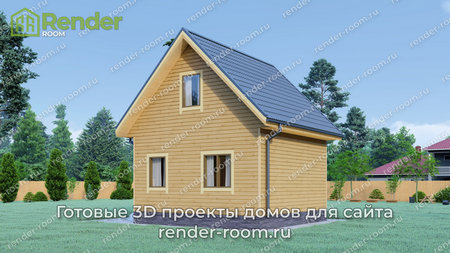 Проект  Площадь: 52, Размер: 6х6