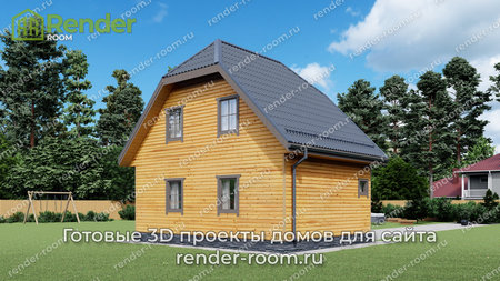 Проект  Площадь: 71, Размер: 6х8