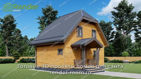 Проект  Площадь: 71, Размер: 6х8