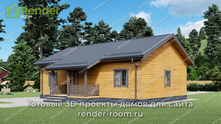 Проект  Площадь: 85, Размер: 8х12