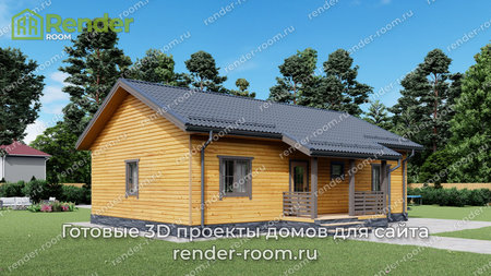 Проект  Площадь: 85, Размер: 8х12