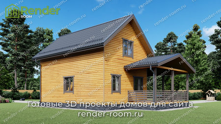 Проект  Площадь: 90, Размер: 7х9