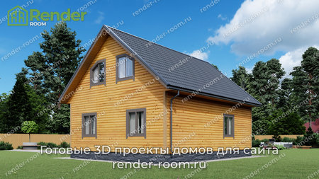 Проект П-525 Площадь: 136, Размер: 8х10