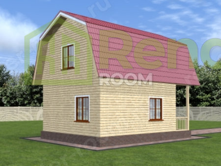 Проект  Площадь: 133, Размер: 6х8