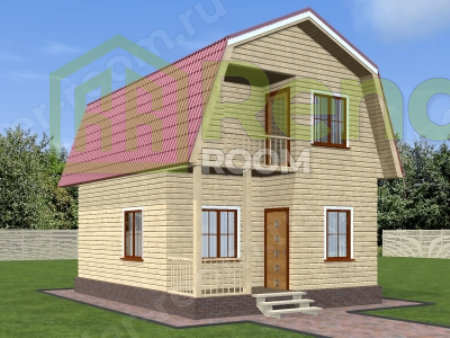 Проект  Площадь: 133, Размер: 6х8