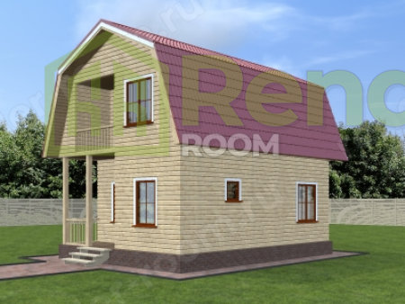 Проект  Площадь: 133, Размер: 6х8