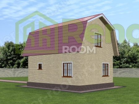 Проект  Площадь: 133, Размер: 6х8