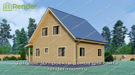 Проект  Площадь: 107, Размер: 8х9