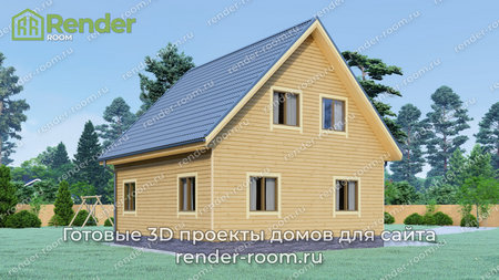 Проект  Площадь: 107, Размер: 8х9