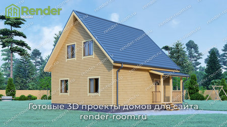 Проект  Площадь: 107, Размер: 8х9