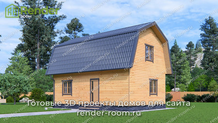 Проект  Площадь: 77, Размер: 6х9