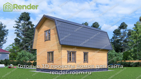 Проект  Площадь: 77, Размер: 6х9