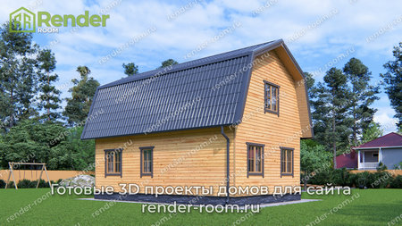 Проект  Площадь: 77, Размер: 6х9