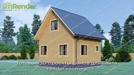 Проект  Площадь: 56, Размер: 6х6