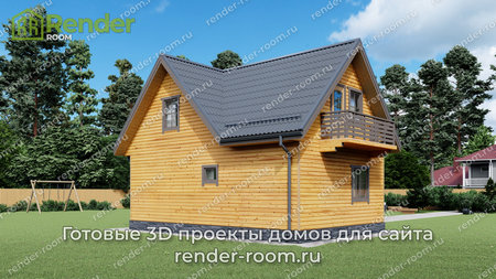 Проект  Площадь: 85, Размер: 6х9