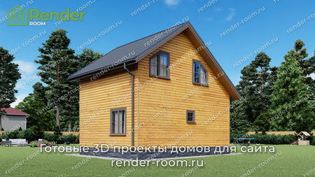 Проект  Площадь: 68,3, Размер: 6х8