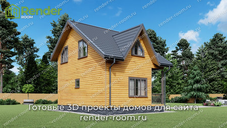 Проект  Площадь: 68,3, Размер: 6х8