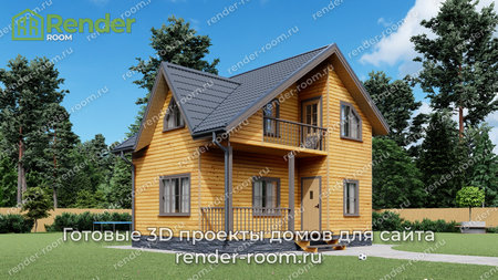 Проект  Площадь: 68,3, Размер: 6х8