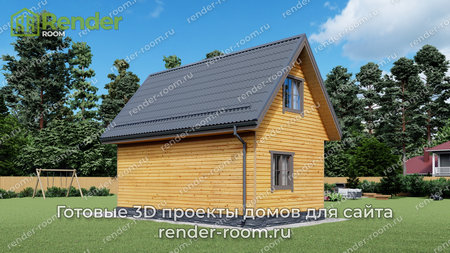 Проект  Площадь: 57, Размер: 6х8