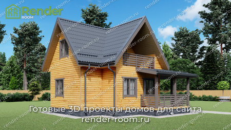 Проект  Площадь: 57, Размер: 6х8