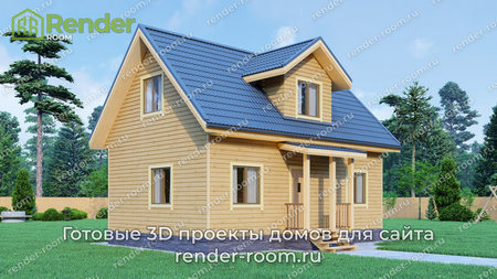 Проект  Площадь: 79, Размер: 6х9