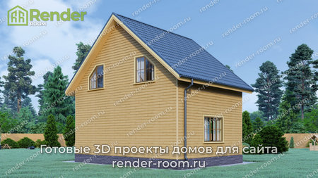 Проект П-57 Площадь: 76,68, Размер: 6х8