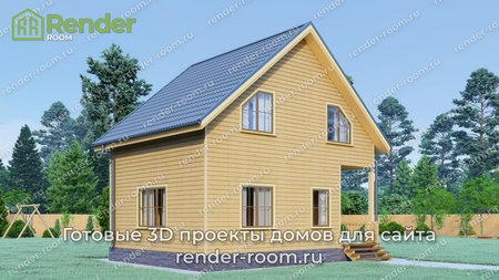 Проект П-57 Площадь: 76,68, Размер: 6х8