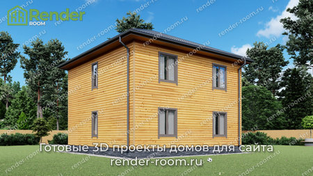 Проект П-570 Площадь: 154, Размер: 9х9