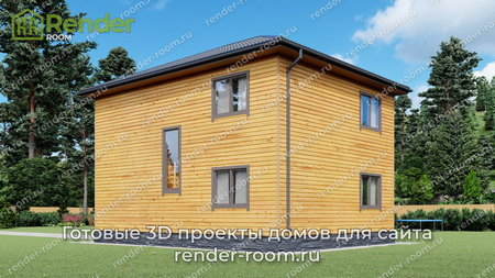 Проект П-576 Площадь: 129, Размер: 8х10