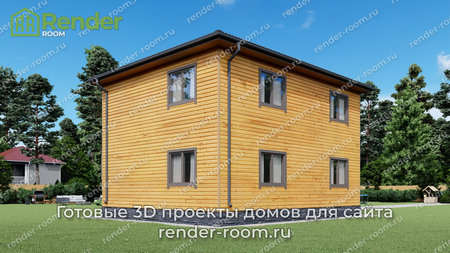 Проект П-576 Площадь: 129, Размер: 8х10