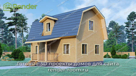 Проект  Площадь: 85, Размер: 6х9