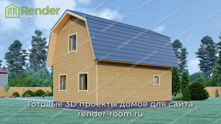 Проект  Площадь: 85, Размер: 6х9