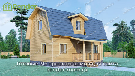 Проект  Площадь: 85, Размер: 6х9