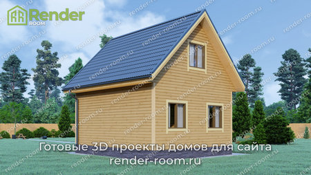 Проект  Площадь: 61, Размер: 6х7