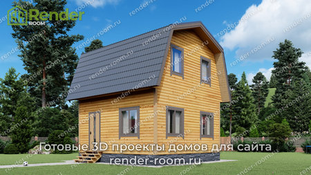 Проект  Площадь: 54, Размер: 6х6