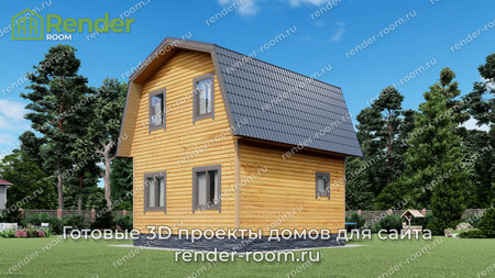 Проект  Площадь: 54, Размер: 6х6