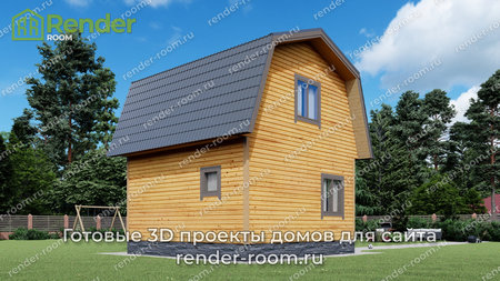 Проект  Площадь: 54, Размер: 6х6