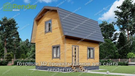 Проект  Площадь: 54, Размер: 6х6