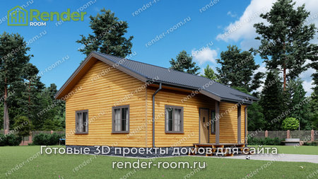 Проект П-590 Площадь: 70, Размер: 8х10