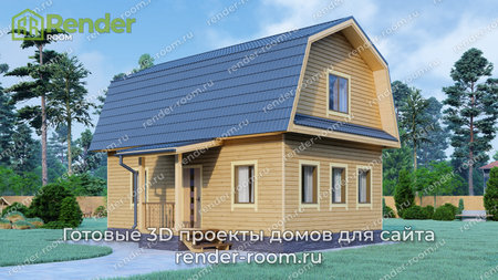 Проект П-593 Площадь: 75, Размер: 6х9