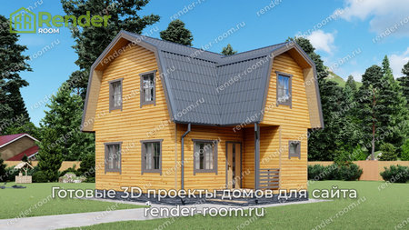 Проект П-595 Площадь: 64, Размер: 6х8